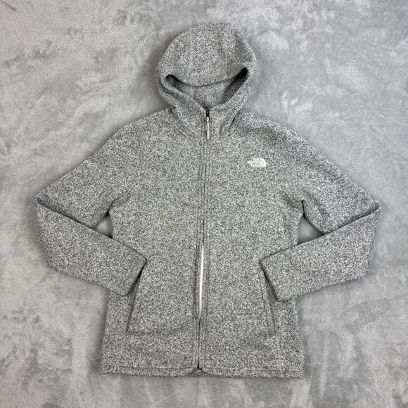 The North Face Tops - The North Face Full Zip Hoodie Jacket Women's Size Medium Gray Crescent